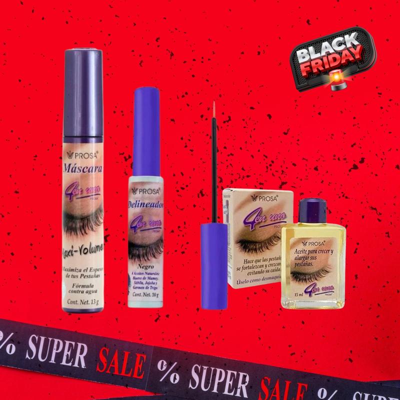 PROSA Maxi Volumen Mascara, Eyeliner and Serum All-in-one Set