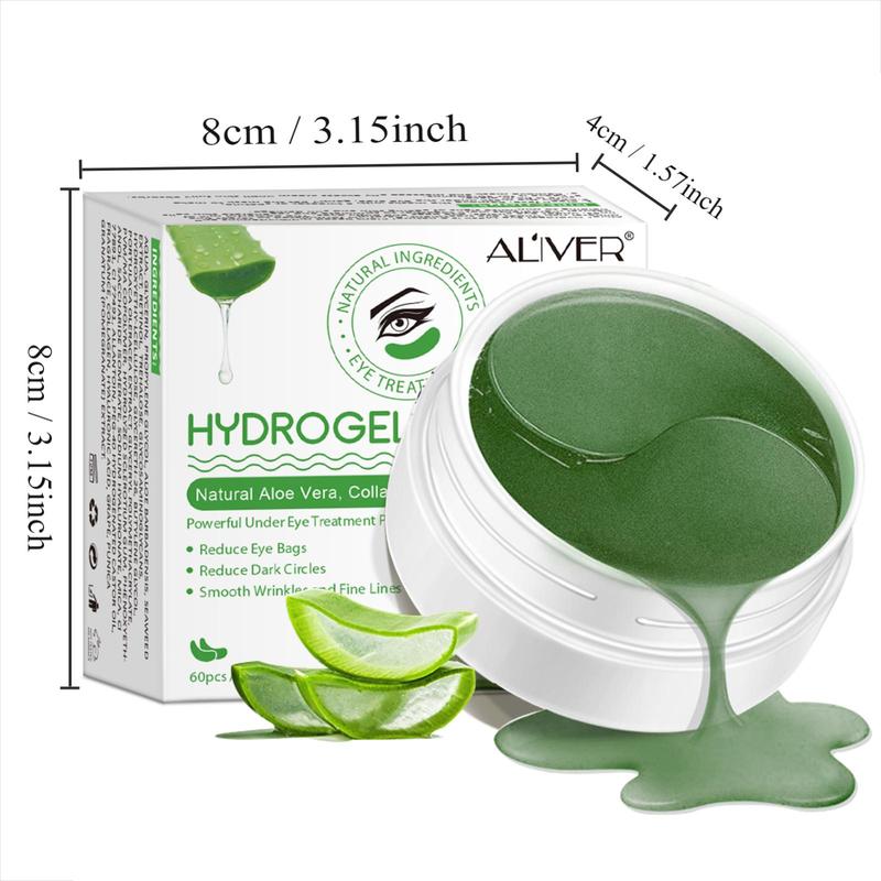 Hydrogel Eye Mask, 60pcs box Under Eye Patches for Dark Circles, Puffiness, Eye Care Products for Women & Men