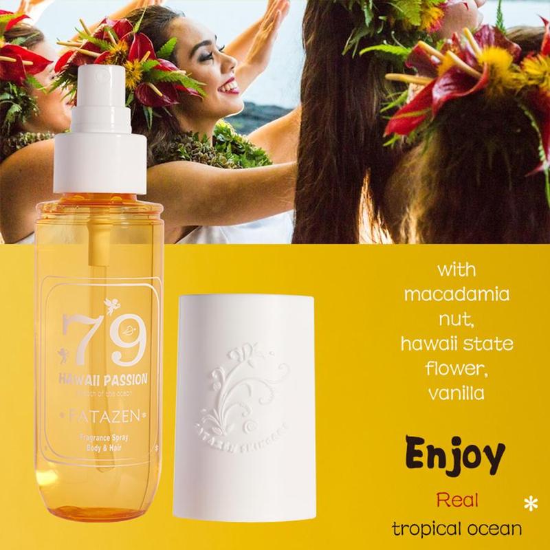 Natural Smell Body Hair Spray, Long Lasting Fragrance Deodorant for Christmas Gift, Body Mist For Women & Men