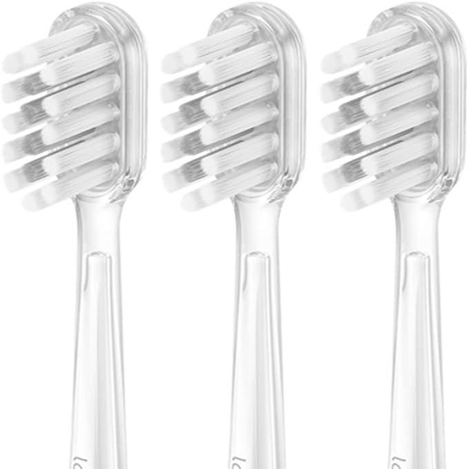 Laifen Toothbrush Heads, 3 6 Count Replacement Toothbrush Heads for Adults, Compatible with Laifen Wave Electric Toothbrush (Gum Care, Super-Clean, Ultra-Whitening))