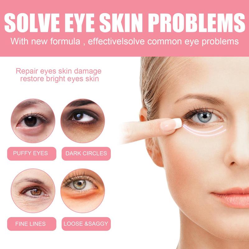 Rose Eye Cream Stick, 2 Counts set Moisturizing & Hydrating Eye Cream, Eye Care Product for Women & Men, Daily Skincare Product for Daily Use