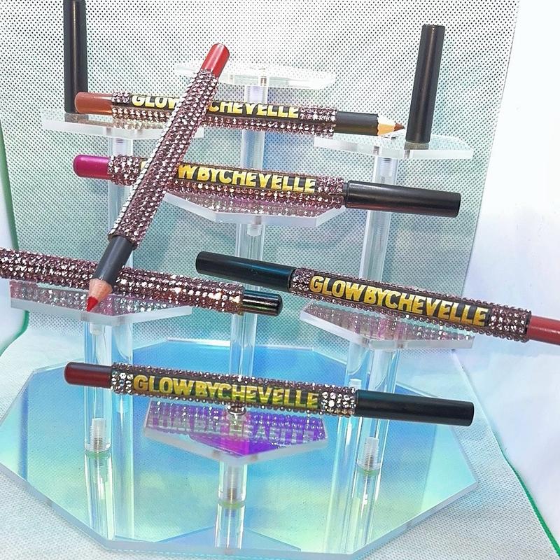 Glowbychevelle Lip Eye Liner - Perfect for Any Occasion labial mate lawless lip gloss black Eyeliner Glossy Smooth Flawless Cosmetic Makeup Lipliner Matte
