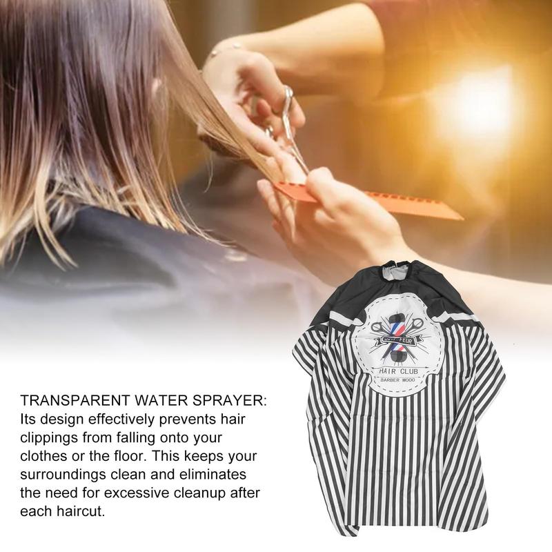 Hair Styling Tool Set, 1 Barber Cape & 1 Hair Spray Bottle & 1 Neck Duster Brush, Hair Styling Accessories For Salon & Barber