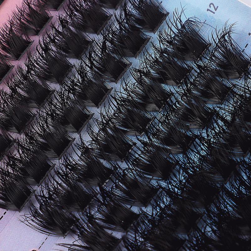 Colorful Mixed Length Individual False Eyelashes, 570pcs set Natural Look Eyelash Extensions, Self Grafting Curl Eyelashes, Eye Makeup Enhancement
