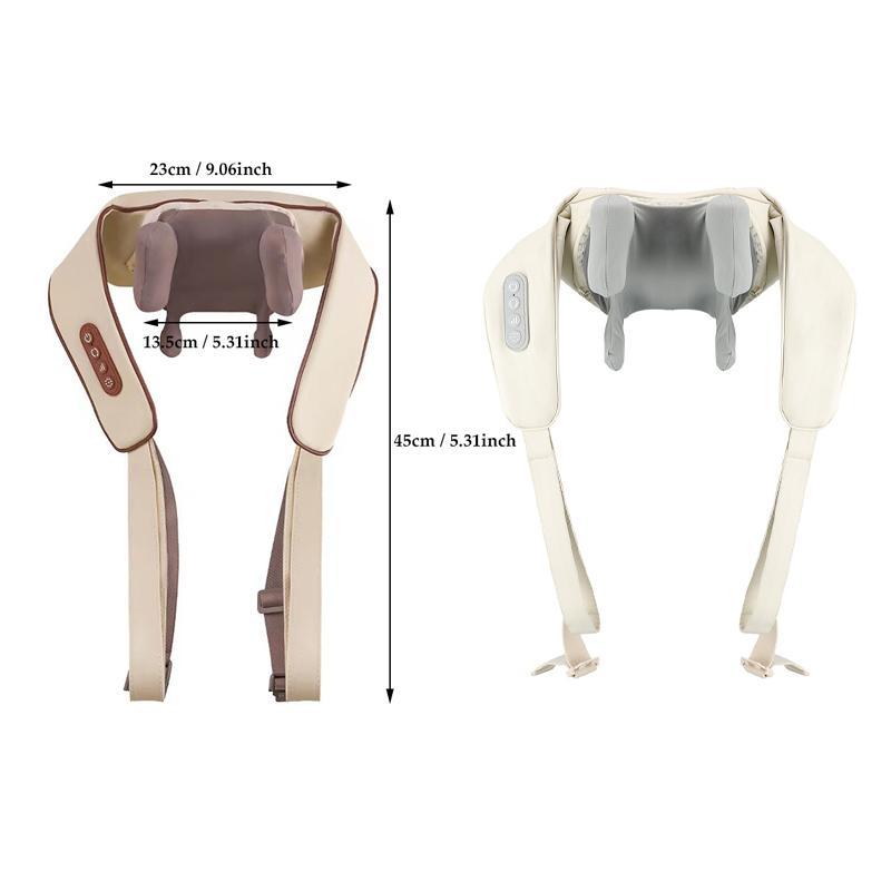 Electric Neck & Shoulder Massager, Type-C Rechargeable Shoulder Massager, Wireless Shoulder Massage Tool for Back, Leg, Waist, Muscle Relaxation