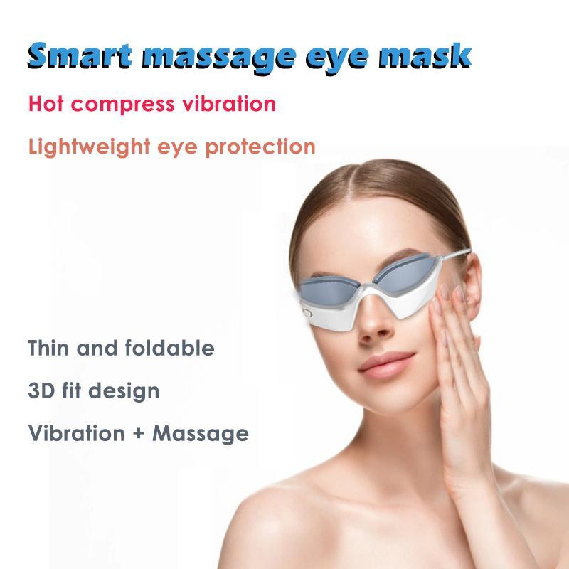 Smart Eye Massager, 1 Box Electric Eye Massage Tool with Heating & Vibration Modes, Eye Massage Tool for Women & Men