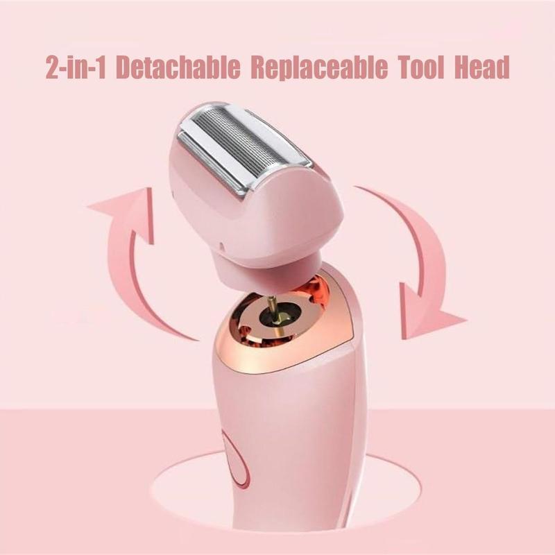 2 in 1 Electric Hair Removal Instrument, 1 Box Electric Hair Removal Machine & Accessories, Personal Care Appliances for Women, Gift for Girlfriend, Christmas Gift