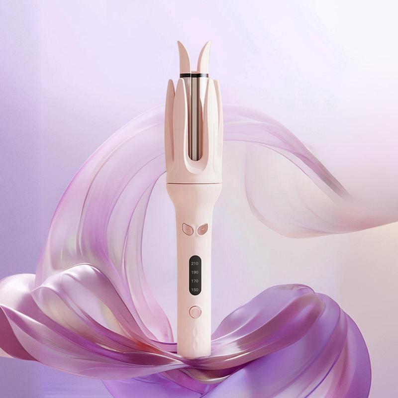 Automatic Hair Curling Iron Electric Heated 28mm Hair Curler,4 Heat Levels Comfort Rotating Professional Long-lasting Big Wave Hair Styling Tool
