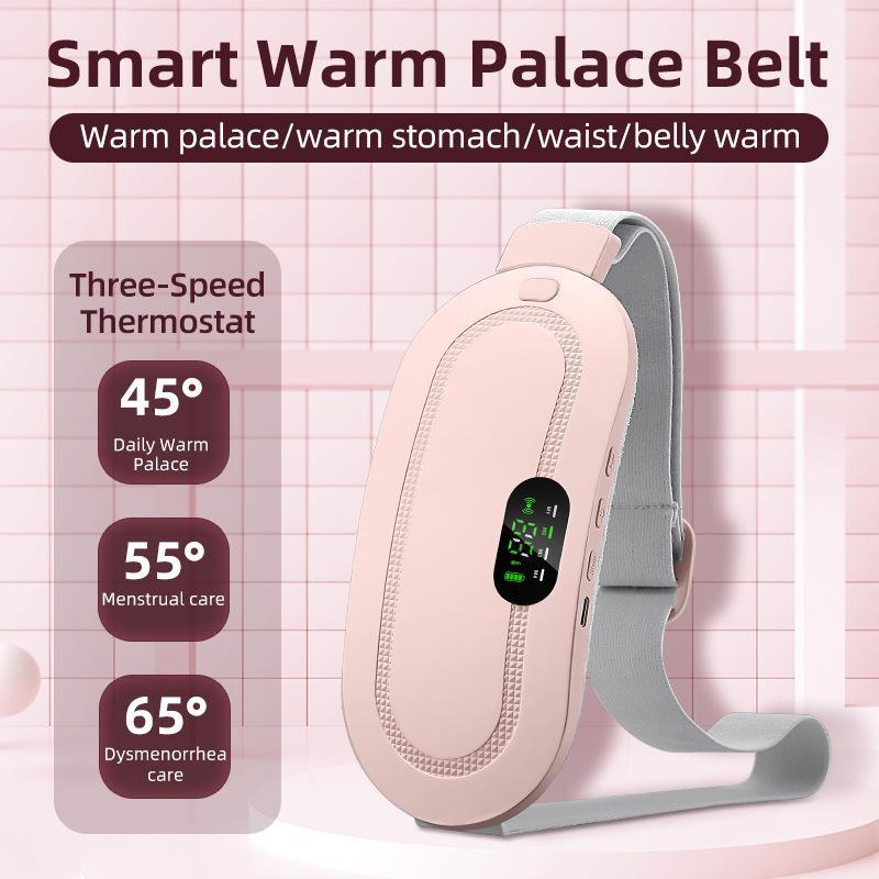 Portable Electric Waist Massager, Rechargeable Heated Waist Massage Belt, Women's Period Relief Belt, Personal Care Appliances for Women & Girls