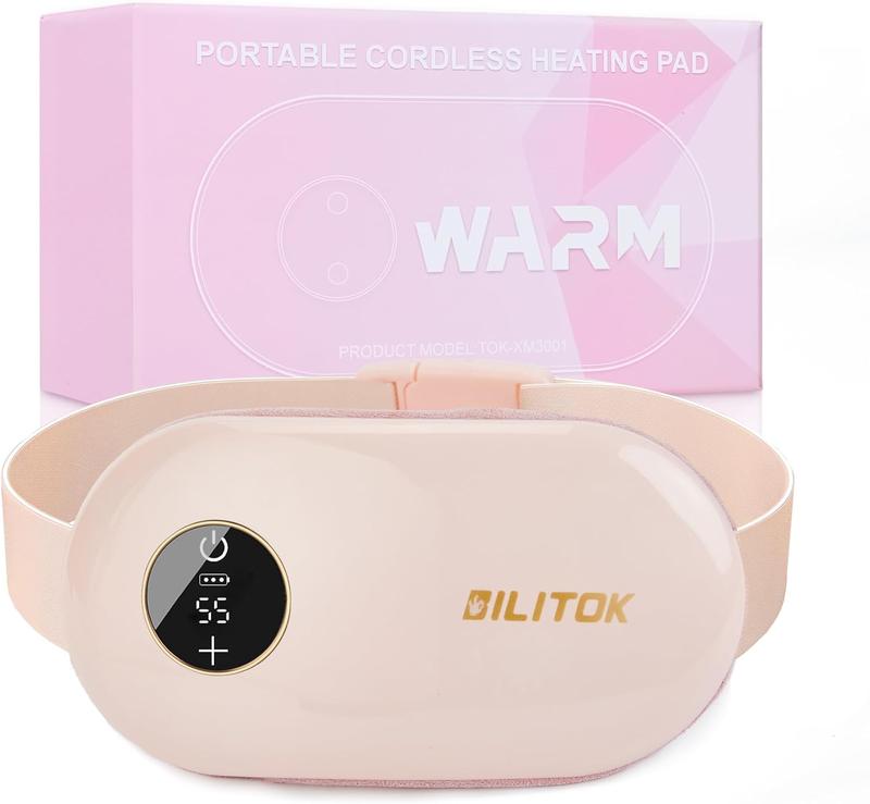 [blackfriday sale] Portable heating pad, heating pad for period cramps, Fast Heating Pad，Wearable Heating Pads for Cramps with 3 Heat，back or tummy heating pad for women and girls，Birthday Gifts for Mom Dad