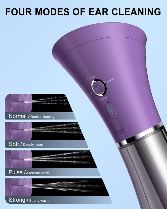 HeaDot Water-Powered Ear Cleaner - Electric Ear Wax Removal Kit with Smart Temperature Control , Rechargeable Ear Cleaning System viral earcleaner