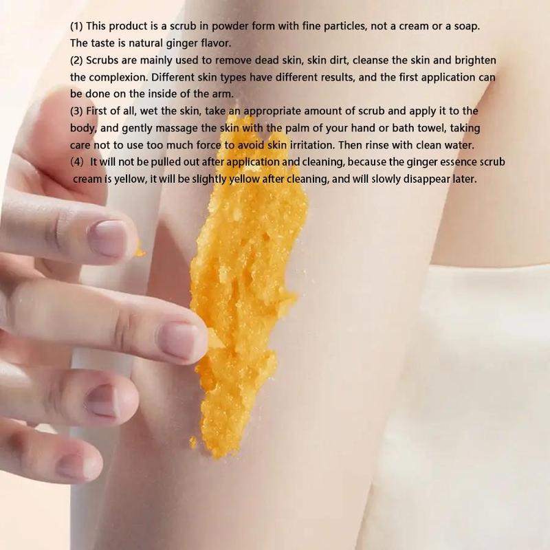 Comfort Skincare Turmeric Scrub, Summer Gifts, Full Body & Foot Bath Salt Scrub, Deep Cleansing, Exfoliating & Oil Control Daily Body Care Product