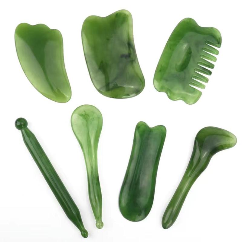 Facial Massage Tool Set, 7 Counts set Manual Massage Tool for Face & Body, Body Massage Tool, Skincare Product