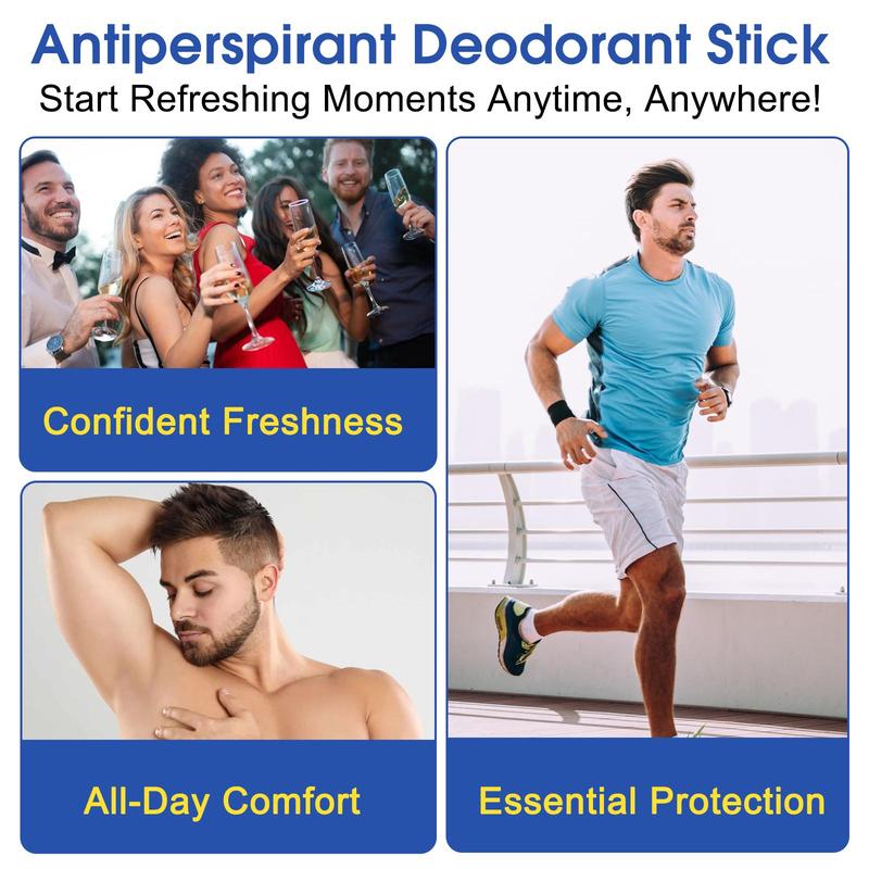 Refreshing Marine Mineral Scent Deodorant Stick, Gentle Body Care Deodorants, Multi-use Body Care Product for Daily Use