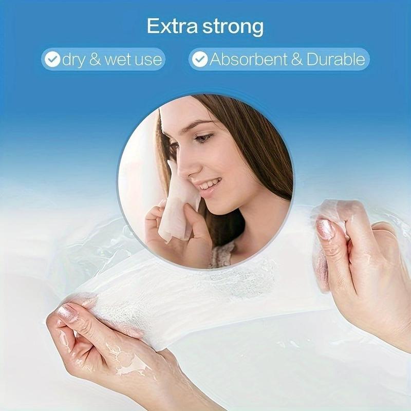 Disposable Face Towel, 1 Pack Portable Soft Facial Cleansing Towel, Multipurpose Facial Cleansing Tool for Skin Care & Makeup Removal