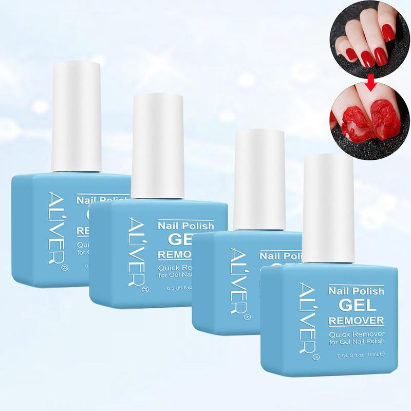 Professional Nail Polish Remover, 4 Boxes Nail Polish Remover for Nail Art, Nail Care Product for Women & Girls, Home & Nail Salon Use