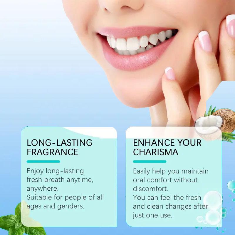 Coconut mint mouthwash, fresh breath, clean mouth, suitable for fresh breath after meals, before dates Oral