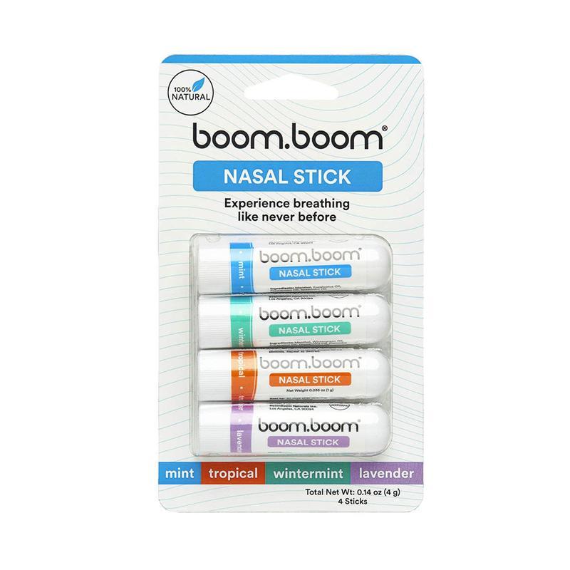 3X Nasal Comfort Cleansing boom boom nasal boost focus multi-flavor combo pack nasal breathe vapor stick