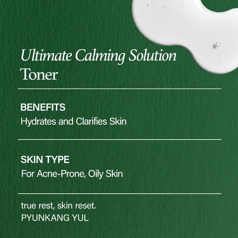 Pyunkang Yul Ultimate Calming Solution Toner - Korean Skin Care Toner - Hypoallergenic Face Toner - Hydrating, Moisturizing, Comfort (3.71 fl oz)