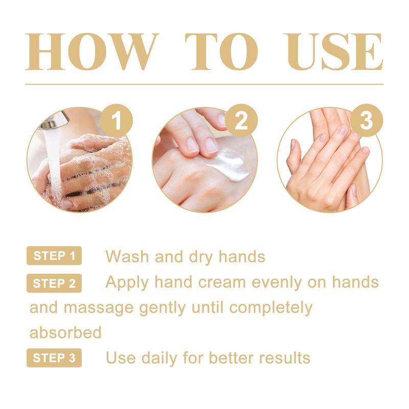 Collagen Hand Cream, 2 Counts set Moisturizing Hand Lotion for Dry and Rough Hands, Hydrating Hand Cream, Hand Care Product for Women & Men
