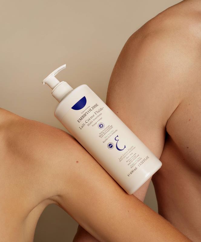 EMBRYOLISSE Lait Creme Fluid+ 13.52 fl.oz. Face & Body Moisturizer - Makeup Primer - after-sun, after-shave - Hydrating Face Moisturizer All Skin Type