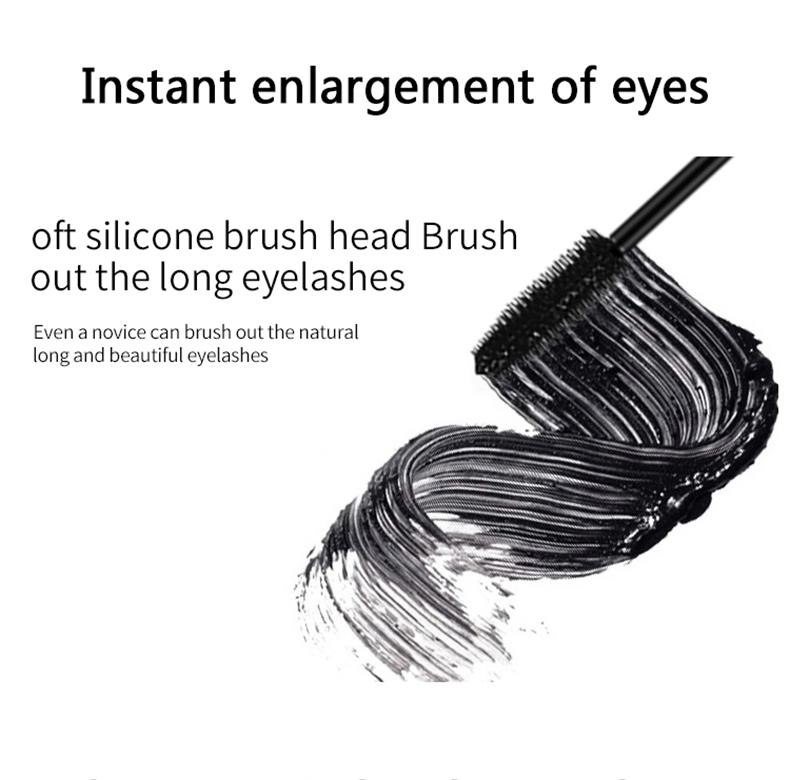 1.4X Bigger Eye Look Volume Mascara,Smudge Proof, Long Lasting Curling,Lengthening Volumizing, Coral Canton Diamond Mascara