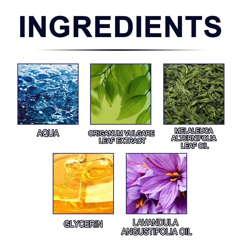 Nail Care Moisturizer, Nail support with Basil Leaf Extract, Tea Tree Oil and Lavender Oils for nail fungus prevention, manicures Nail Polish Moisture Antibacterial