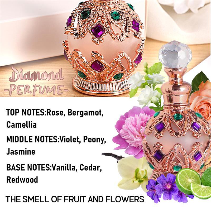 15ml Women's Perfume, 1 Box Elegant Crown Design Perfume, Natural Fragrance for Women, Portable Perfume for Daily Use, Cosmetic Gift for Girls