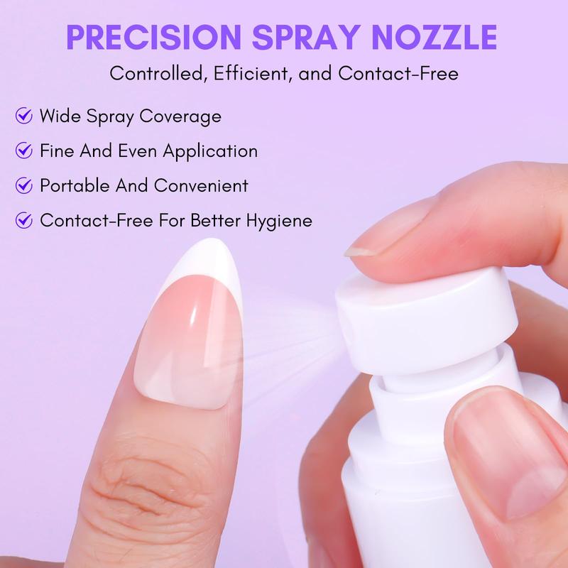 Makartt Nail Glue Remover for Halloween's Press on Nails, 60ML Gentle Glue Remover for Solid Nail Glue Gel Non-Acetone Press on Nail Remover for Nail Tips, Nail Polish Remover with 5pcs Wooden Sticks