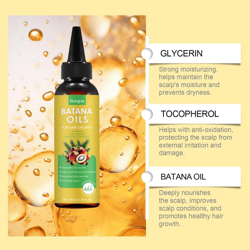 Batana Oil Hair Serum, 1 2 Boxes Nourishing & Moisturizing Hair Care Oil for Dry & Damaged Hair, Hair Care & Styling Product for Women & Men