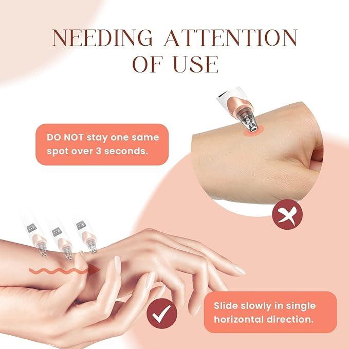 2024 Newest Blackhead Remover Pore Vacuum,Facial Pore Cleaner-5 Suction Power,5 Probes,USB Rechargeable Blackhead Vacuum Kit Electric Acne Extractor Tool nose vacuum electric acne