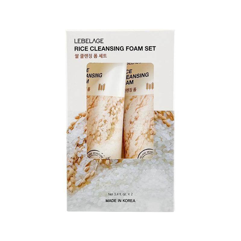 LEBELAGE Rice Cleansing Foam Set