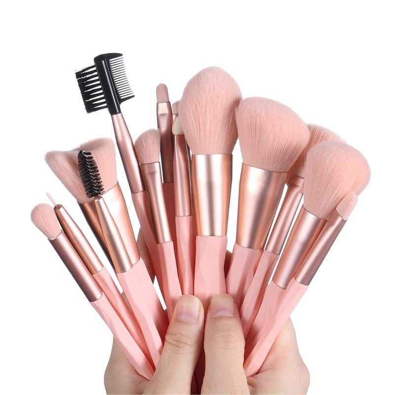 Diamonds Makeup Brushes Set Natural Premium Synthetic Eyeshadow Foundation Face Blending Blush Concealers Eye Makeup Brushes Set Professional for Women Kids Makeup Brushes & Tools Accessories Cosmetic