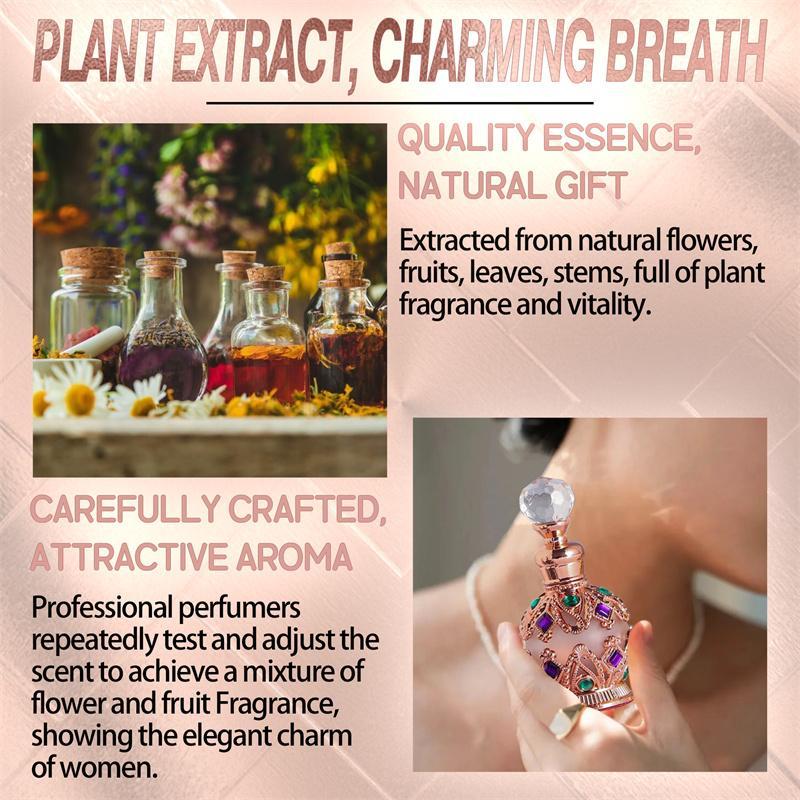 15ml Women's Perfume, 1 Box Elegant Crown Design Perfume, Natural Fragrance for Women, Portable Perfume for Daily Use, Cosmetic Gift for Girls