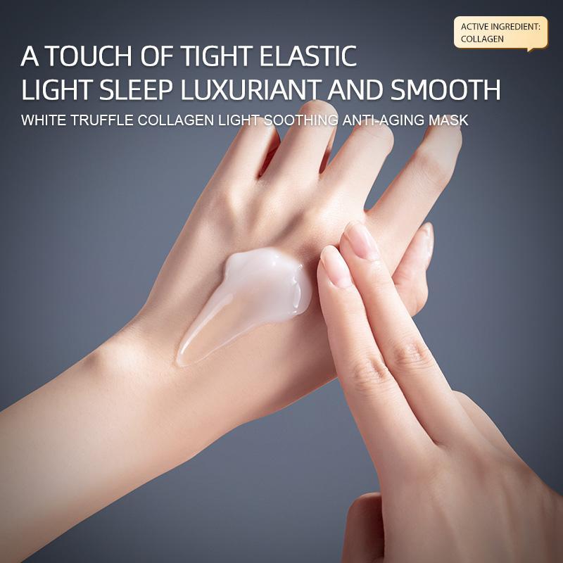 Moisturizing Collagen Sleeping Mask, 3 Boxes Hydrating Face Mask, Deep Moisturizing Face Mask, Daily Face Care Product for Women & Men