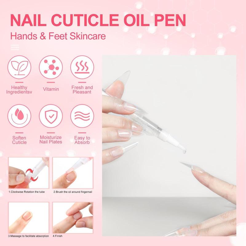 Long-lasting Poly Gel Nail Extension Kit, 1 Set LED UV Hard Fiber Gel for Nail Retouching and Extension, Easy to Use, Home Nail Art for Beginners
