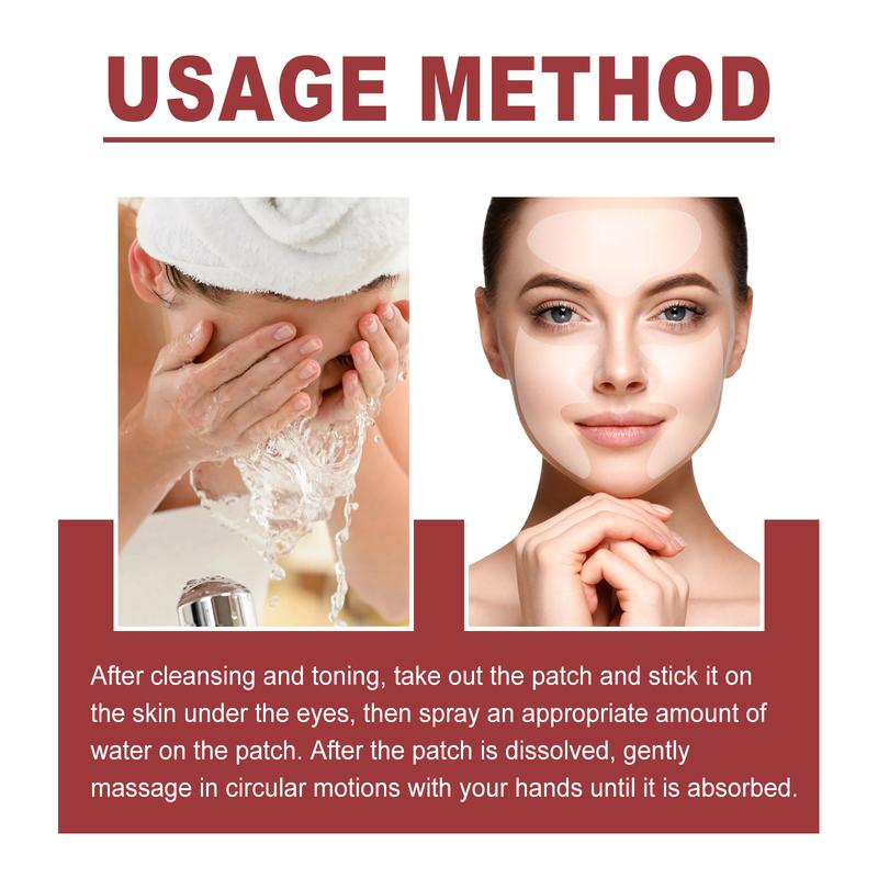 OUHOE collagen mask reduces wrinkles, eye bags, dark circles, tightens skin, plumps and moisturizes eye rejuvenation mask