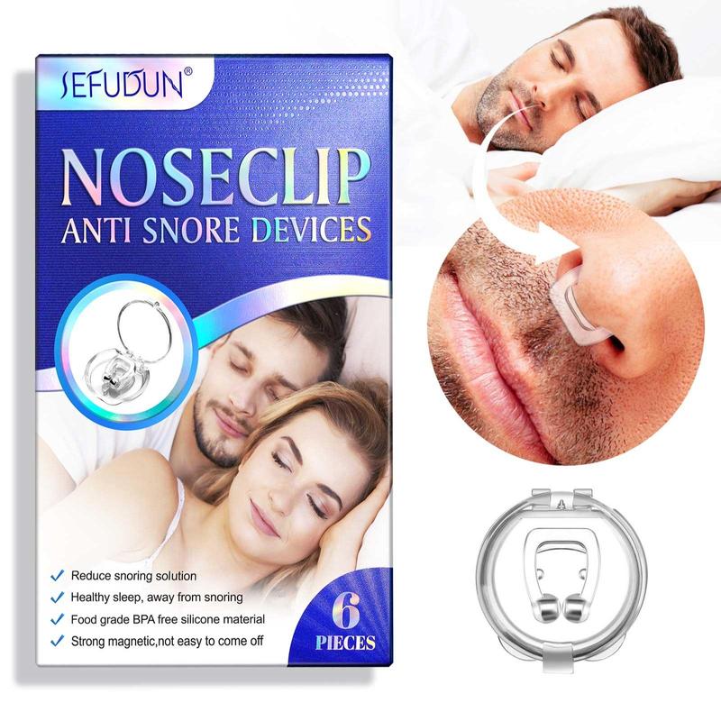 Anti Snoring Nose Clip & Spray Set, Effective Anti Snoring Nose Clip, Improve Sleep Quality, Easy Breathing at Night