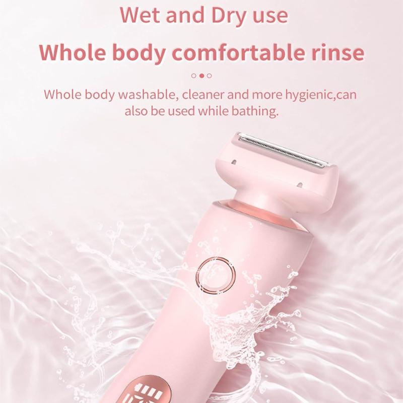 2 in 1 Electric Shaver Razors for Women,  Mermaid Shaver,Waterproof Wet Dry Portable Body Hair Trimmer,smooth,daily,stainless steel, Gentle Sensitive