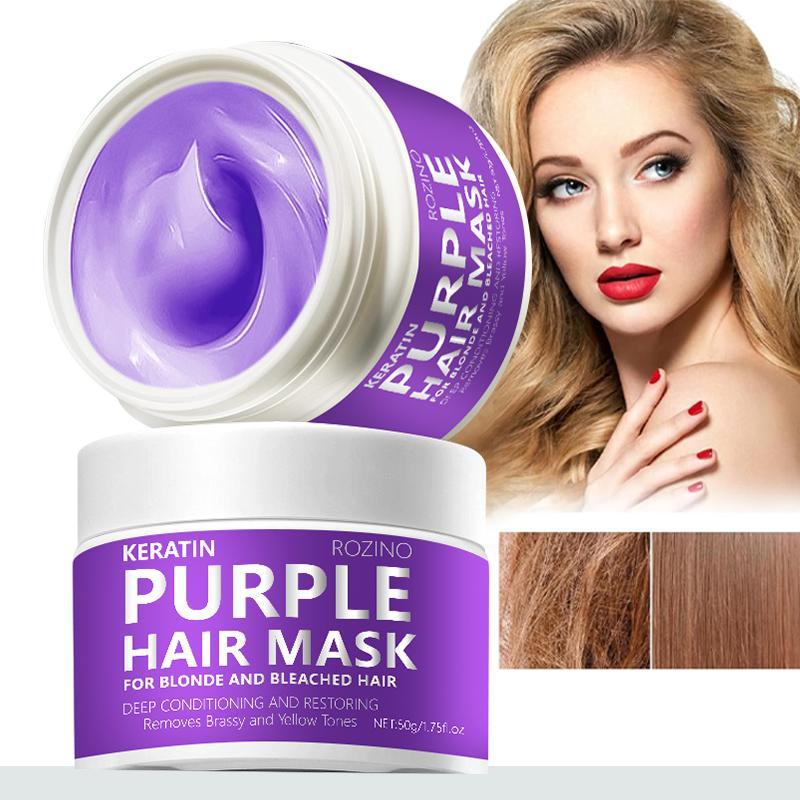 50g Hair Mask for Blonde & Bleached Hair, 1 Count Gentle Moisturizing Hair Conditioner for Women & Men
