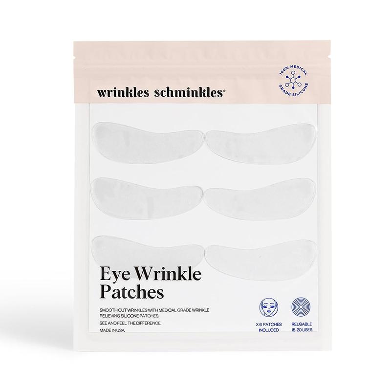 Wrinkles Schminkles Eye Wrinkle Patches (Reusable Medical Grade Silicone Patches) - Set of 3 Pairs Skin Care Cosmetic Skin Care Cosmetic