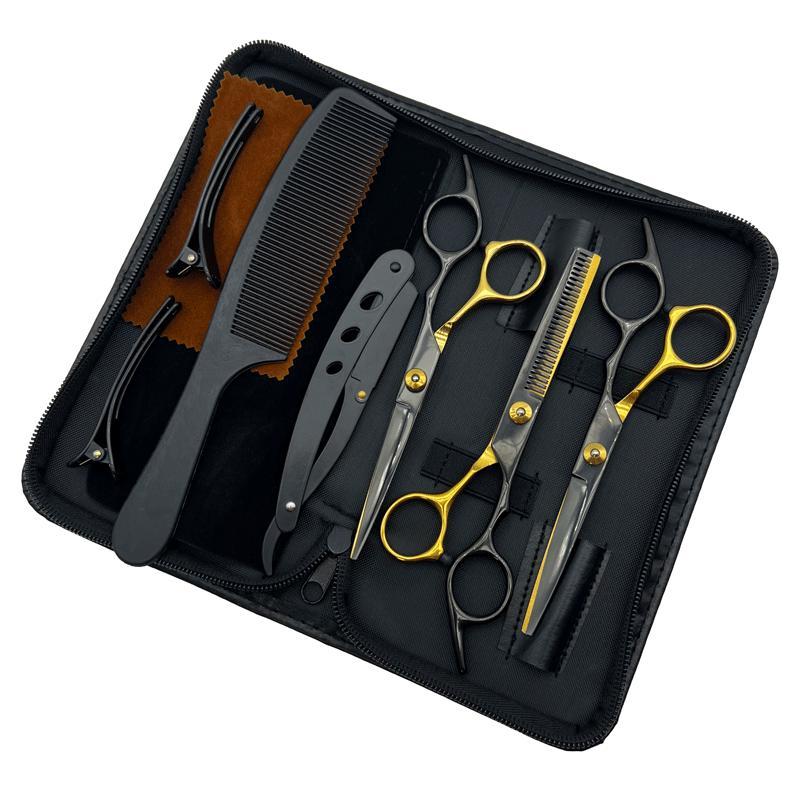 Hair Styling Tool Set, 1 Set Hair Grooming Kit, Professional Hair Styling Tools for Salon & Barber Shop, Hairdressing Tools for Men & Women