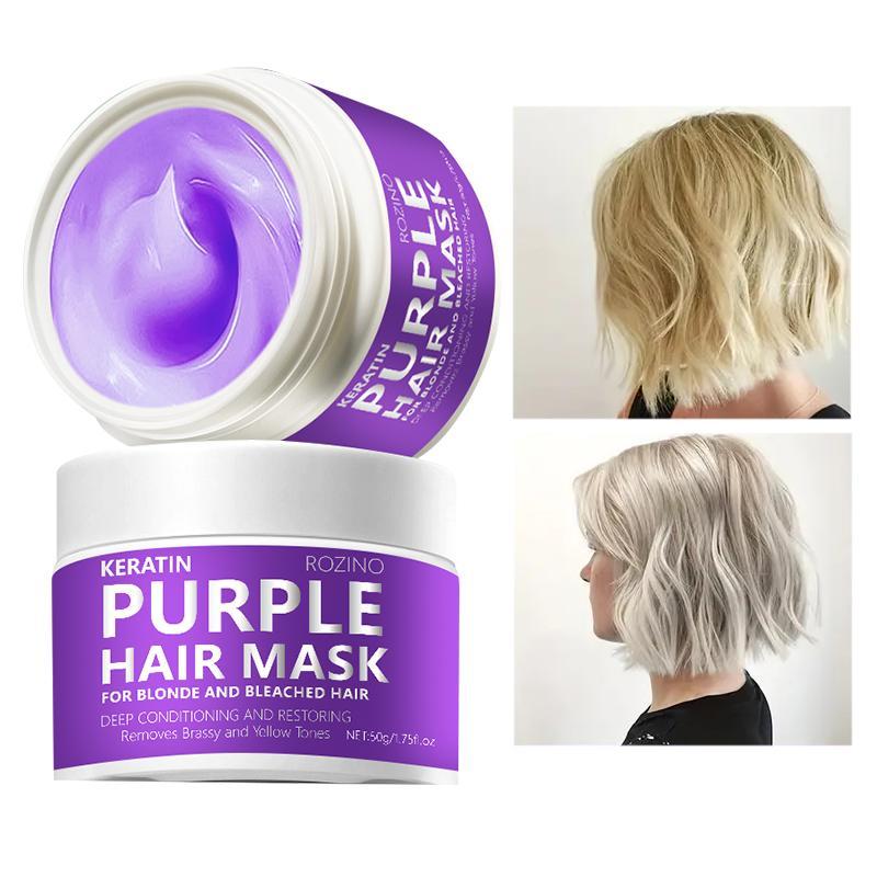 50g Hair Mask for Blonde & Bleached Hair, 1 Count Gentle Moisturizing Hair Conditioner for Women & Men
