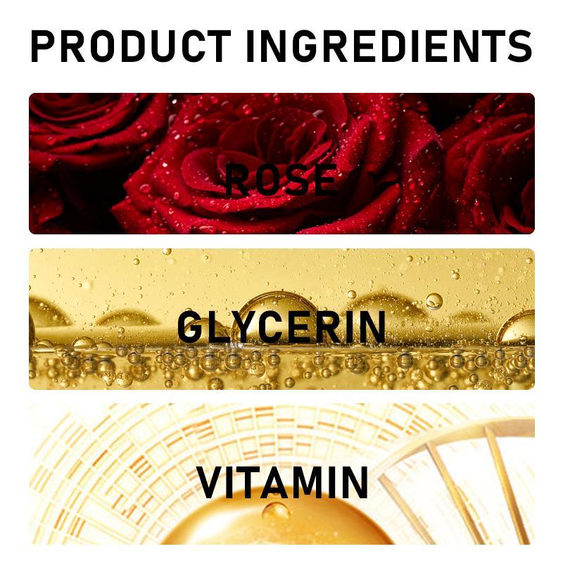 Rose Hair Essential Oil for Dry Hair, Hair Care & Styling Product for Women, Silky Smooth Hair & Scalp Treatments for Daily Use