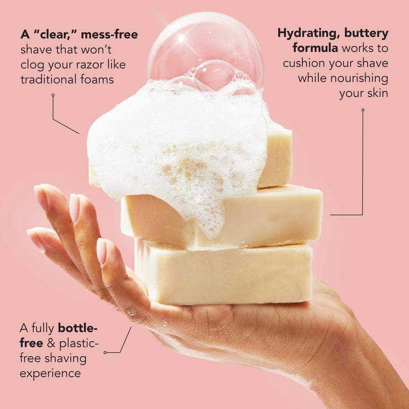 Kitsch Solid Shave Butter with Shea Butter - Aftershave Foam Cream Fragrance