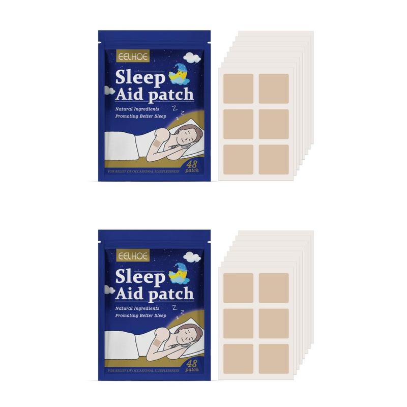 Sleep Patch, 2 Boxes(48pcs box) Night Patches for Stress Relief, Sleep Aid Patch, Body Care Product for Women & Men
