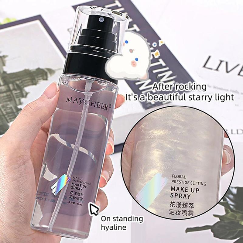 Makeup Setting Spray, 1 Count Long Lasting Natural Formula Oil Control Hydrating Makeup Spray, Radiant Facial Makeup Misting Spray, Summer Gifts