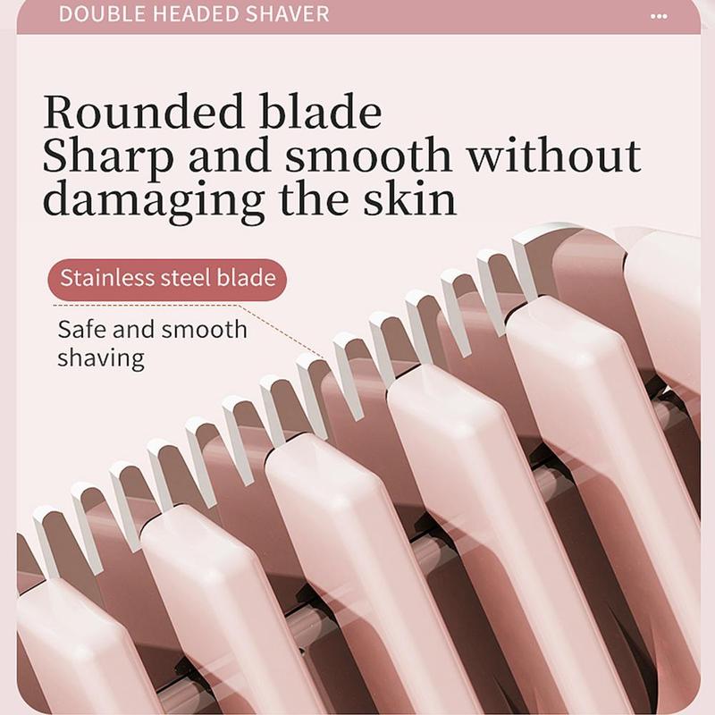 2 in 1 Electric Hair Trimmer for Women, 1 Count Rechargeable Body & Face Hair Removal Kit, Waterproof Wet & Dry Women's Electric Shaver & Epilator, Christmas Gift