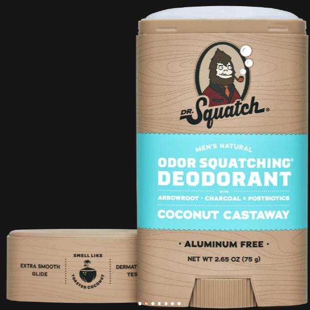 Dr. Squatch - Coconut Castaway Deodorant