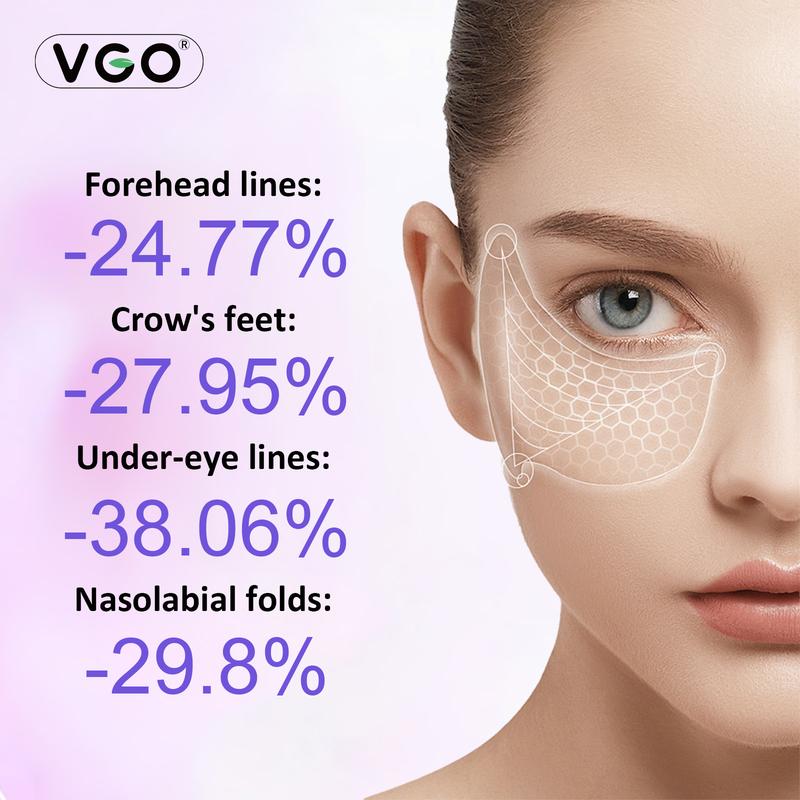 VGO-Vitamin C Serum, Moisturizer, and Eye Cream Set Cleansing Moisturizing Suitable for sensitive skin-A Comfort Skin Repair-A